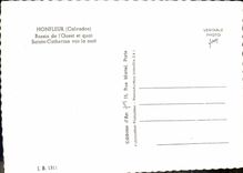 CPM Honfleur Bassin De l'Ouest Et Quai Sainte Catherine Vue La Nuit