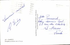 CPM Biarritz Tempete Du Rocher De La Vierge