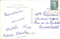 POSTAL MODERNA Croisic la iglesia de parroquia de Notre Dame De Pitie