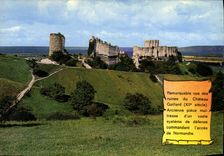 MODERN CARD Remarkable Andelys Sight Of the Ruins Of Chaetau Gaillerd