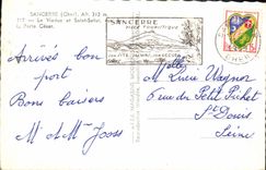 MODERN CARD Sancerre the Viaduct And Holy Satur the Cesar Gate