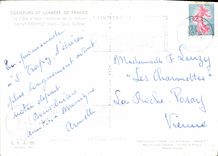 POSTAL MODERNA colores y luz de Francia la dimensión de los barcos azules santos de Tropez