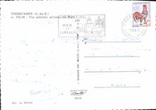 MODERN CARD Trebeurden View Air Of the Port