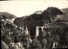 CPM Le Lioran Route Du Lioran Viaduc Sur La Cere