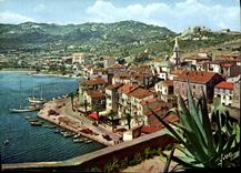 CPM Couleurs Et Lumiere De France La Corse oasis De Beaute Calvi La Basse Ville Et Le Port
