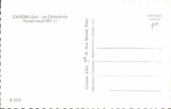 MODERN CARD Cahors the Northern Cathedral Gate