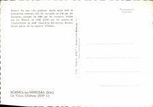 CPM Bormes Les Mimosas Le Vieux Chateau