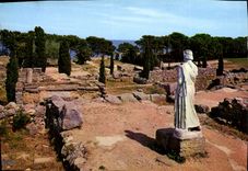 CPM Costa Brava Ampurias Estatua de Esculapio