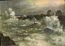 VINTAGE POSTCARD Holy Guenole Equinoctial tide