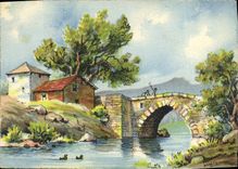 CPA Fantaisie Vue artistique 