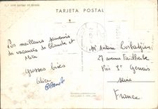 VINTAGE POSTCARD Danzas De Espana Folklore