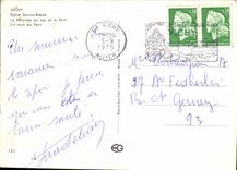 MODERN CARD Vichy Church Saint Blaise the rotunda of the lake and the port a corner of the port