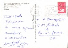 CPM Couleurs Et Lumiere De France Arcachon Le Casino Plage et Hotel de France