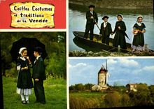CPM La Vendee Pittoresque Coiffes Et Costumes Du Marais Vendeen Folklore