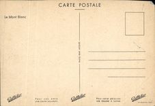 POSTAL MODERNA Mont Blanc