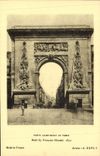 VINTAGE POSTCARD the Gate Saint Denis At Paris