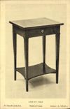 CPA Louis XVI table