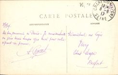 POSTAL París de la VENDIMIA el museo de la lumbrera