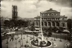 CPM Paris Et Les Merveilles Place Du Chatelet Et Tour Saint Jacques