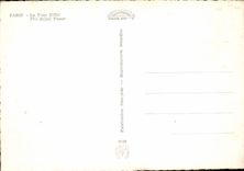 CPM Paris La Tour Eiffel