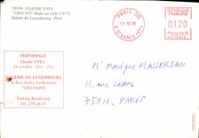 CPM Claude Yvel Huile Sur Toile Paris Galerie du Luxembourg Train 