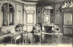 CPA Palais De Fontainebleau Boudoir de Marie Antoinette