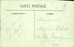 VINTAGE POSTCARD Meaux Seen from Of Blamont