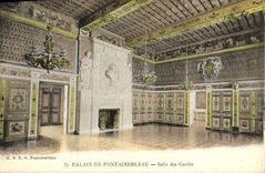 CPA Palais De Fontainebleau Salle Des Gardes
