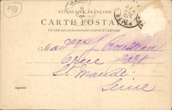 Panorama de París de la POSTAL de la VENDIMIA tomado del arco De Criomphe