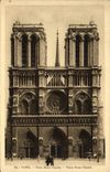VINTAGE POSTCARD Paris Notre Dame Notre Dame
