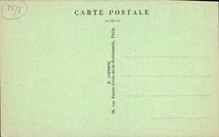 VINTAGE POSTCARD Paris the Avenue Of the Champs Elysées And the Horses De Marly