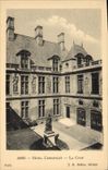 VINTAGE POSTCARD Paris Carnavalet Hotel Court