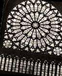 VINTAGE POSTCARD Small Notre Dame Large Northern Rosette