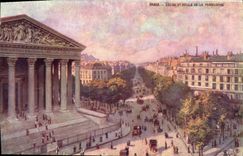 CPA Paris Eglise Et doule De La Madeleine