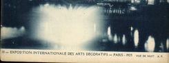VINTAGE POSTCARD International exhibition Of Decorative Arts Paris 1925 Sight Of Night