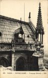 VINTAGE POSTCARD Paris Notre Dame Transept