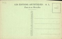 CPA Paris Notre Dame Facade Du Tansept