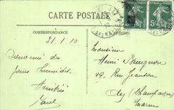 CPA Inondations De Paris Le Pont De l'Alma