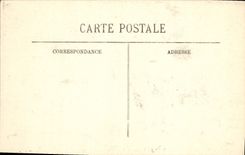 VINTAGE POSTCARD Floods Of Paris Hotel Holy Terminus and Street Lazare