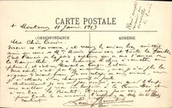 VINTAGE POSTCARD Floods Of Paris Train station Of the Invalids