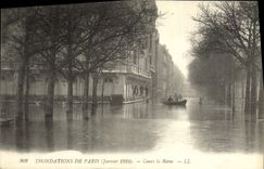 CPA Inondatons De Paris Cours La Reine