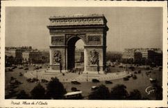 CPA Paris Place De l'Etoile