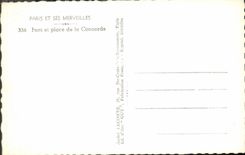 CPM Paris Et Ses Merveilles Pont Et Place De La Concorde