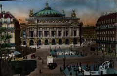 MODERN CARD Paris And Its Wonders Place Opera