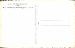CPM Paris Et Ses Merveilles Place Et Arc De Triomphe De l'Etoile