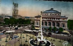 CPM Paris Et Ses Merveilles Place De Chatelet Et Tour Saint Jacques