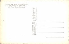 CPM Paris Et Ses Merveilles Place De Chatelet Et Tour Saint Jacques