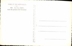 CPM Paris Et Ses Merveilles La Tour Eiffel Vue Du Palais De Chaillot