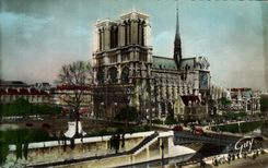 CPM Paris Et Ses Merveilles Cathedrale Notre Dame