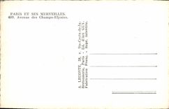 CPM Paris Et Ses Merveilles Avenue Des Champs Elysees